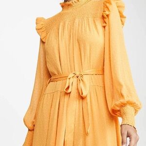 English Factory Long Sleeve midi length Dress